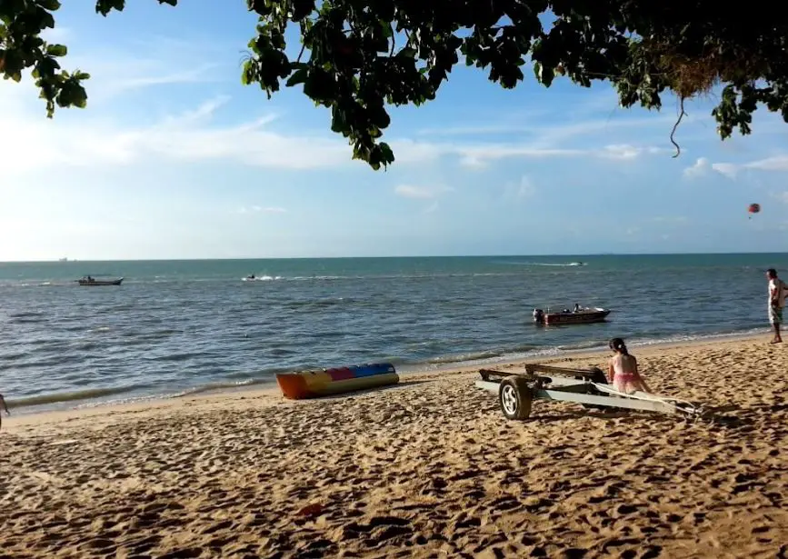 sunny beach view of monkey beach penang