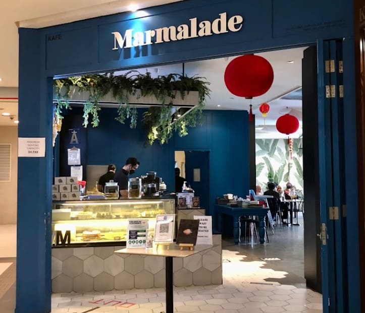 Marmalade Cafe inside the mall