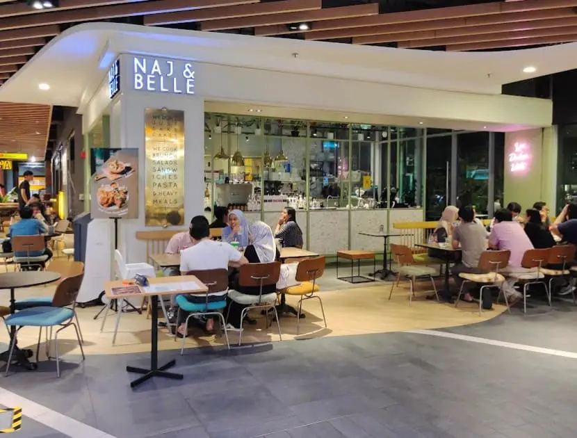 Naj & Belle SS15 Courtyard cafe in subang