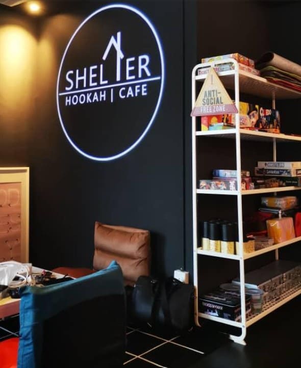 Shelter Subang game shelves