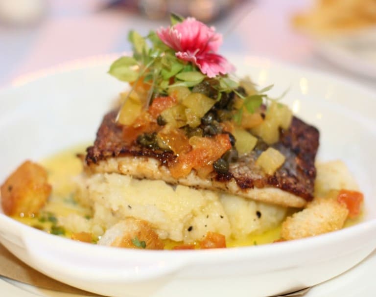 Yeast Bistronomy fish and mashed potatoes