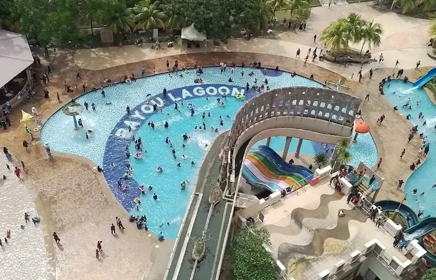 bayou lagoon water park from top