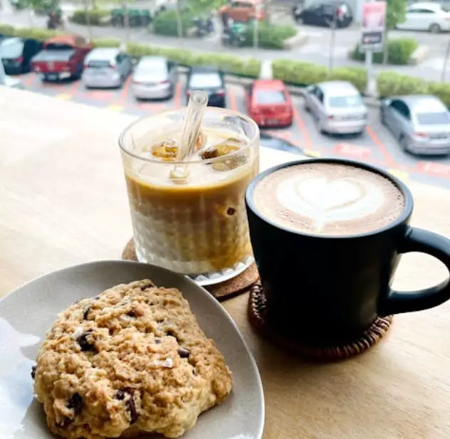 cookies and coffee at Atap by Pagi Coffee Co ss15 cafe