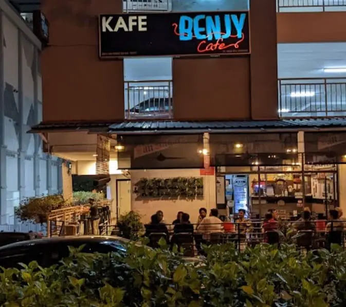 facade of Benjy Cafe
