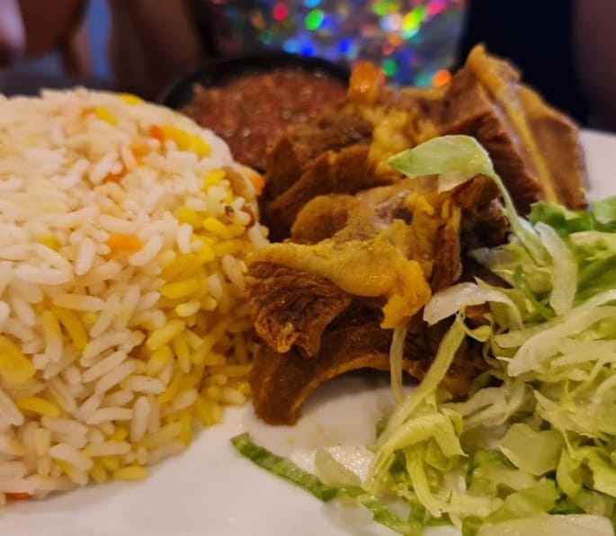 mutton biryani at Restoran Oregi