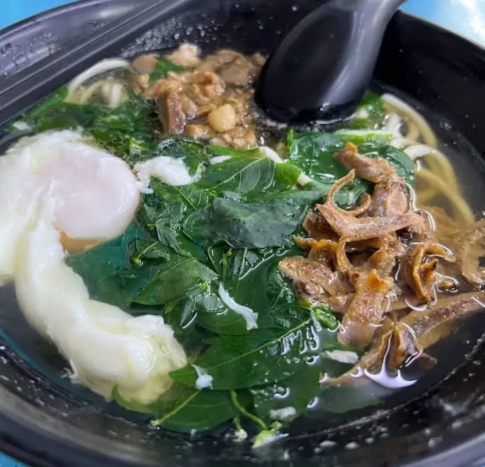 soothing bowl of soupy pan mee from super kitchen