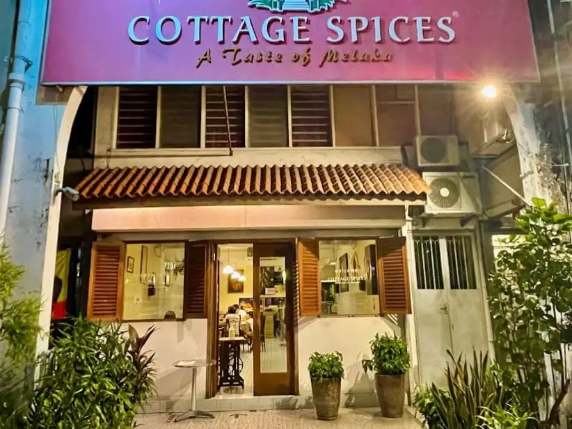 Cottage Spices Nyonya Restaurant in melaka