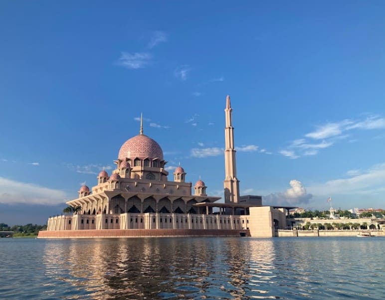 Putra Mosque over the water