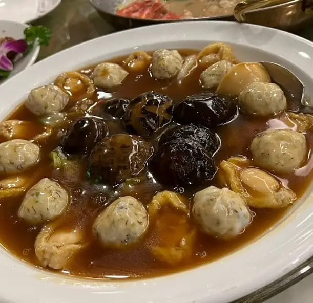 abalone and mushroom from Kingdom Palace Restaurant