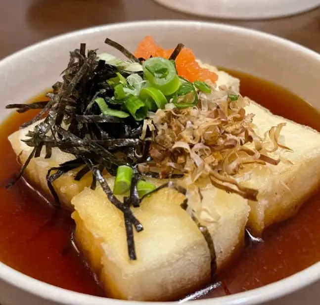 agedashi tofu of Kiwami Izakaya Japanese Restaurant
