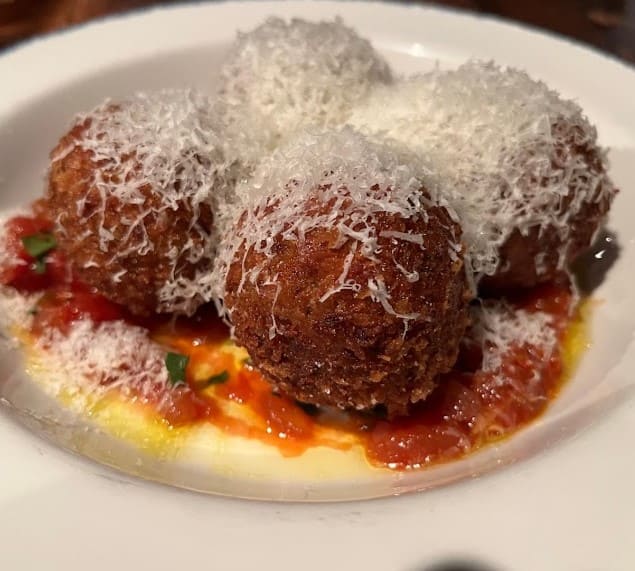 arancini at Trattoria Mercatto italian restaurant