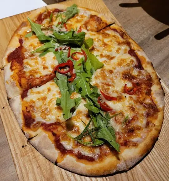 arugula on pizza at Gravybaby Bangsar