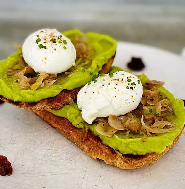 avocado toast served at Jam and Kaya Café in pj