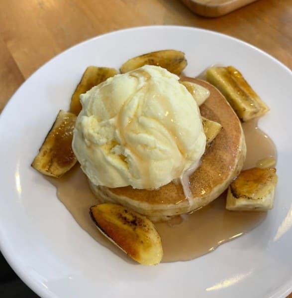 banana pancake ice cream from Jam and Kaya Café in petaling jaya