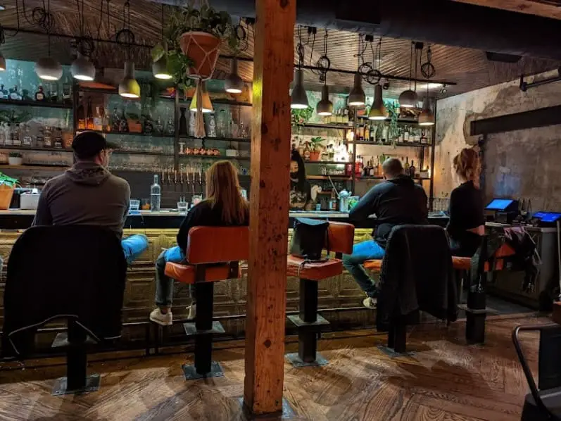 bar seat inside La Carnita