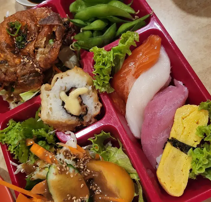 bento set from Fujiyama Japanese Restaurant at pj