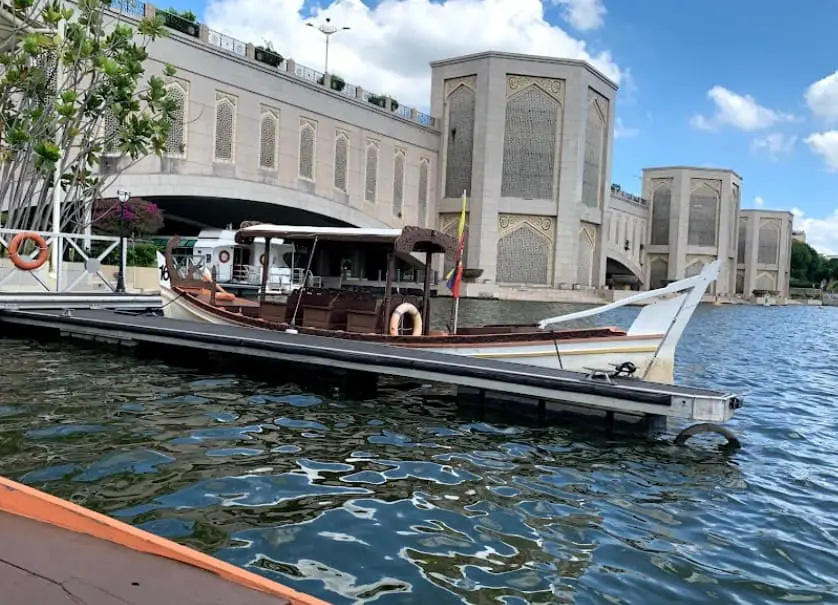 boat by the Putrajaya Lake