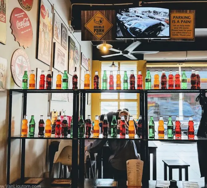 bottles of soft drinks from thailand at Boran