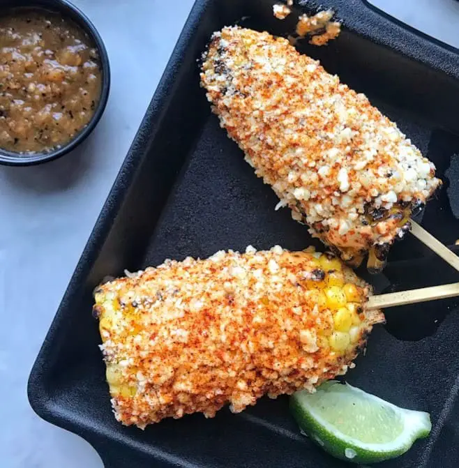 breaded deep fried corn from Wilbur Mexicana in toronto town
