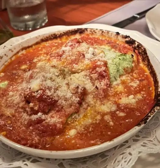 cheese powder lasagna from ViBo Restaurant