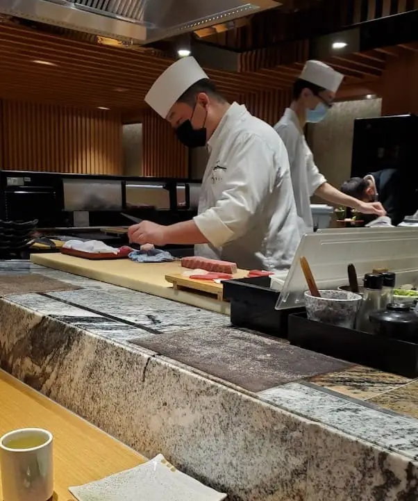 chef in Miyabi japanese restaurant in pj