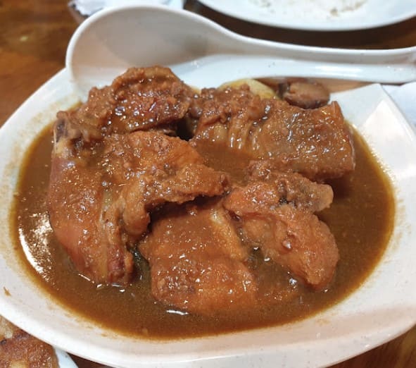 chicken pong teh is one of the nyonya dish from HomeTaste Melaka 和味