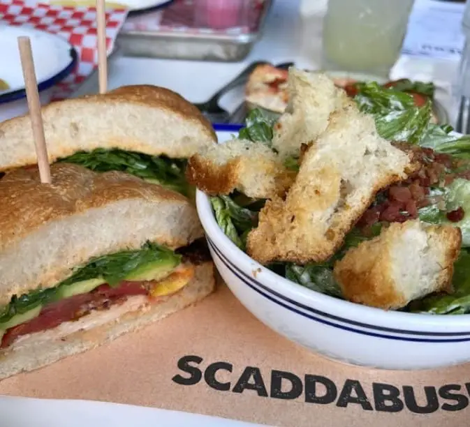 chicken sandwich served at Scaddabush Italian Kitchen & Bar Front Street