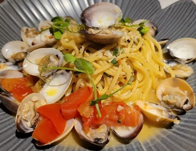 clam pasta from A Place Where