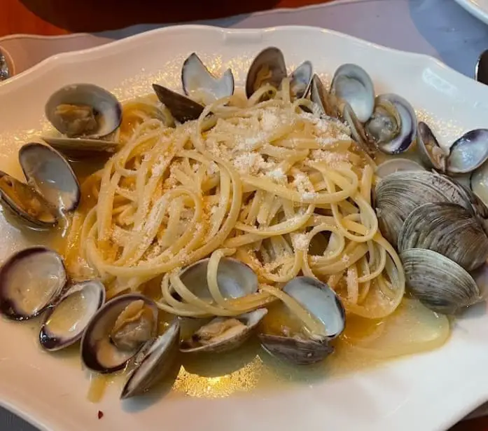 clam pasta from ViBo Restaurant