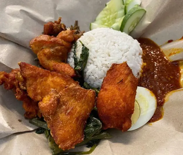 classic nasi lemak from Baba Low Bangsar Utama