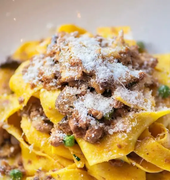 close up of pasta from Terroni italian food