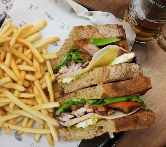 club sandwich from Botanica+Co