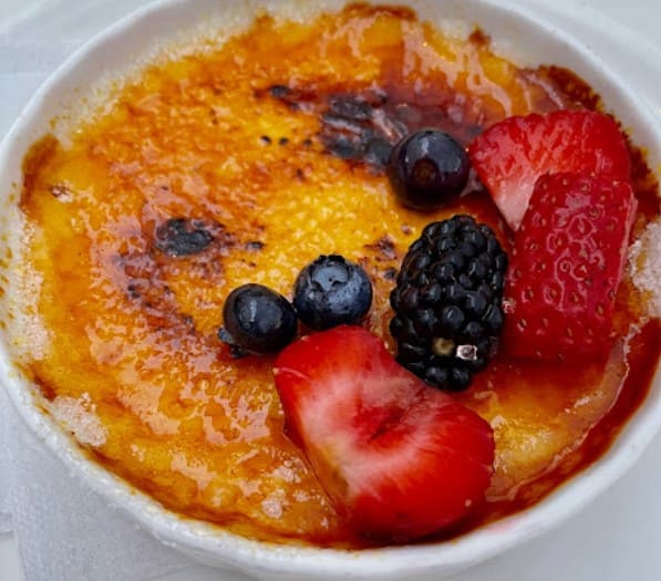 creme brule from ViBo Restaurant