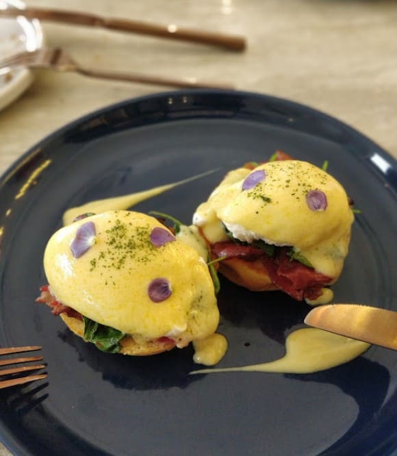 egg benedict from Foremula cafe in petaling jaya