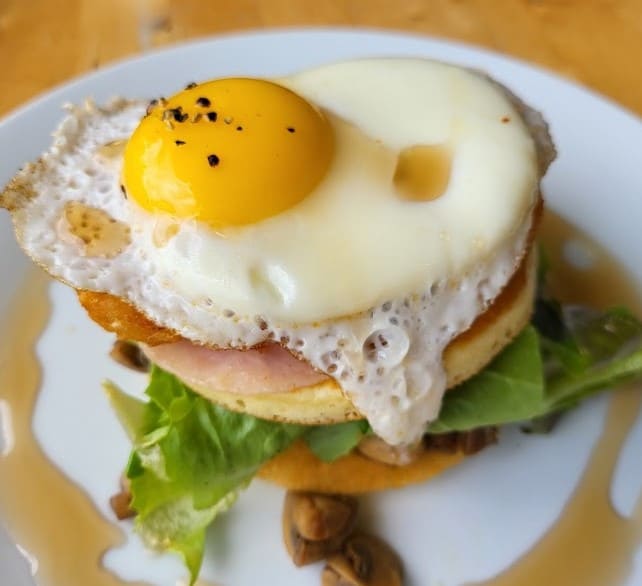 egg pancake from Jam and Kaya Café