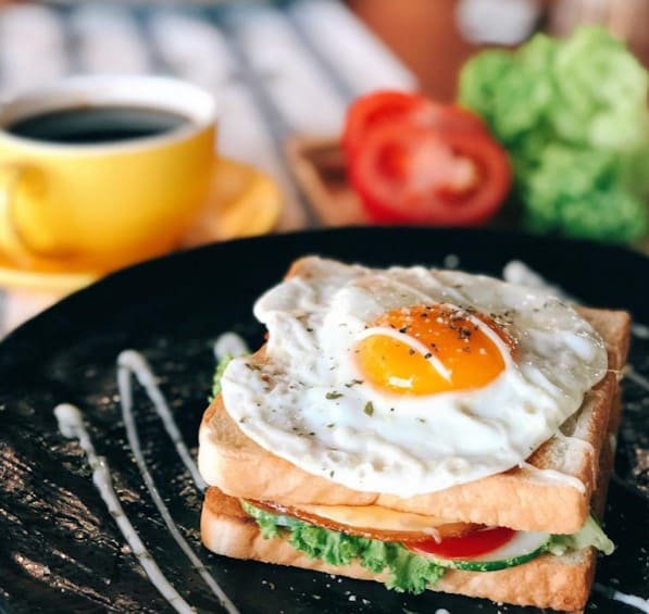 egg sandwich from Blackwood Cafe Petaling Jaya