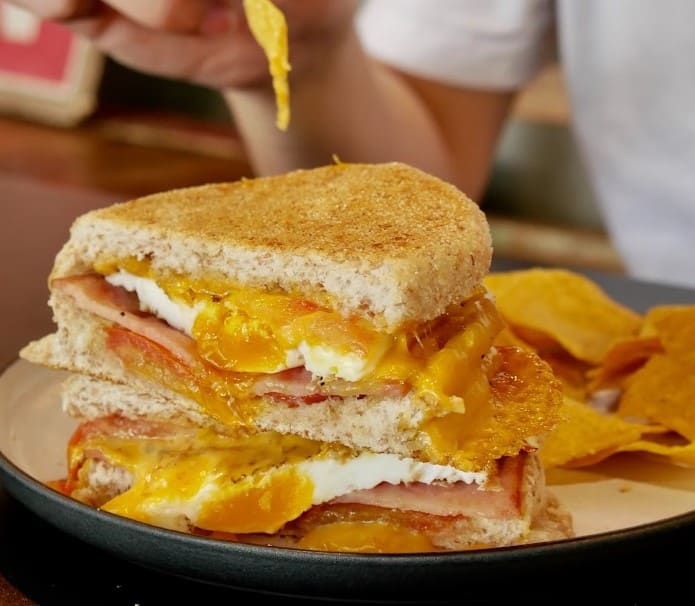 egg toast from Strangers at 47 cafe in petaling jaya