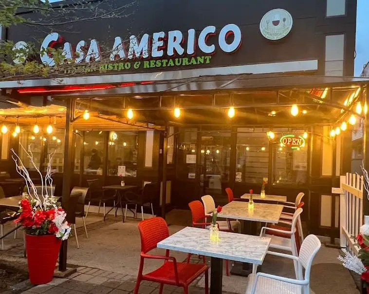 facade of Casa Americo Italian Bistro & Restaurant