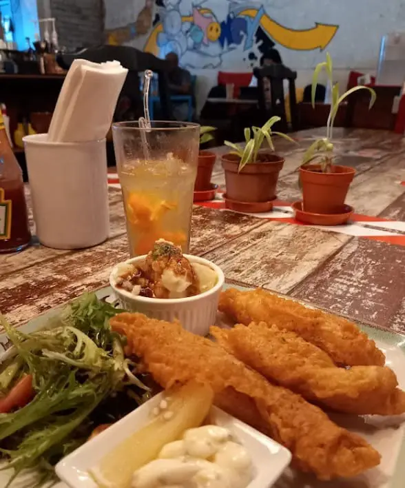 fish and chips from Cafe 123 Gasing