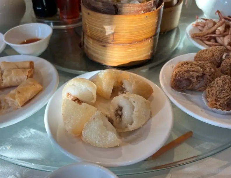 fried dim sum series served at Dim Sum King Seafood Restaurant in toronto