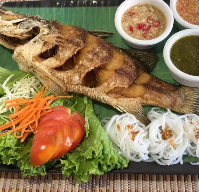 fried fish from Thai Street Food at pj