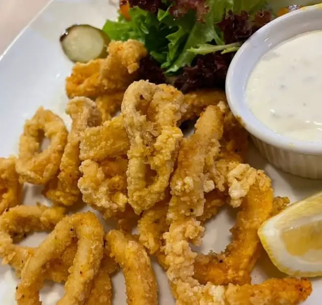fried squid from 17 Hills Restaurant