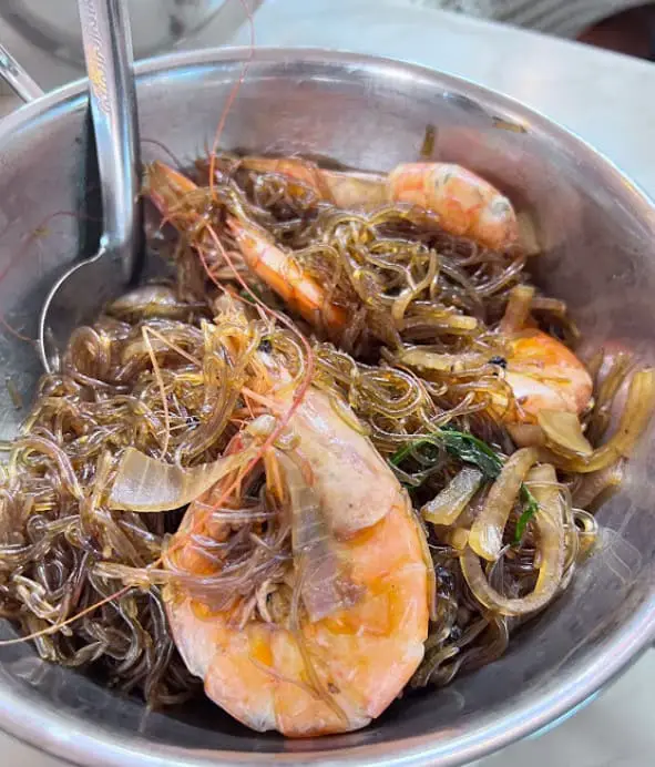 glass noodle prawn from Restoran Thai Nyonya BBQ in pj