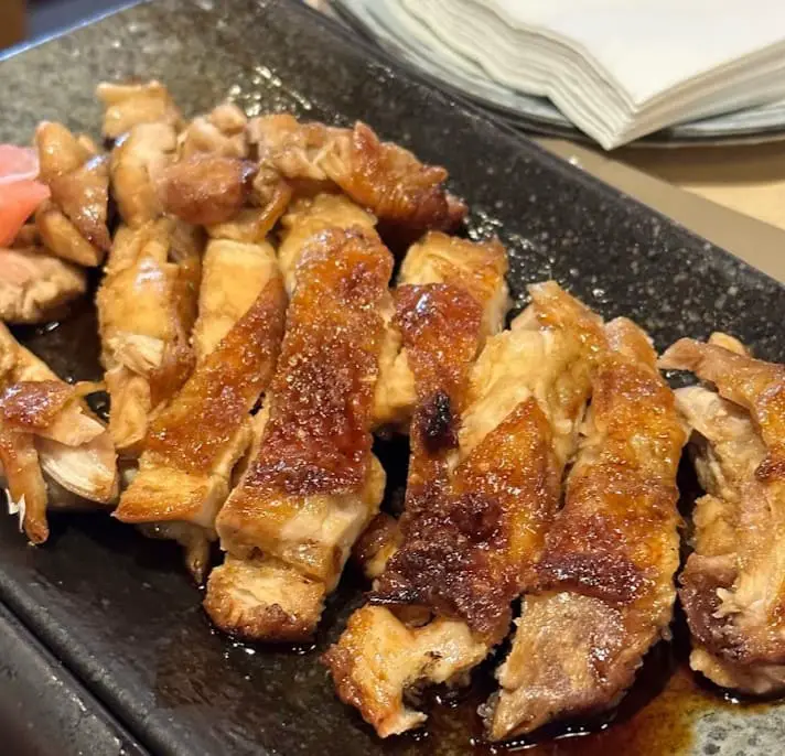 grilled chicken japanese food at Jyu Raku ss15