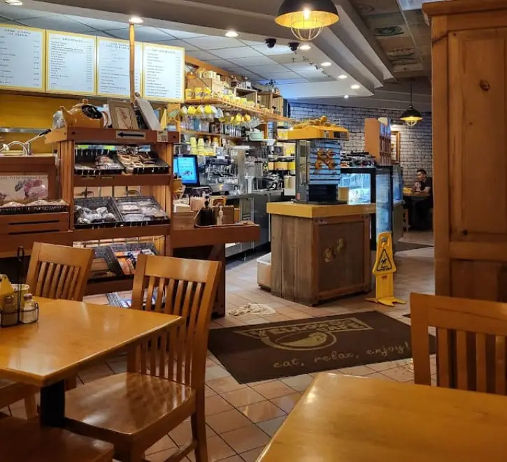 inside yellow cup cafe