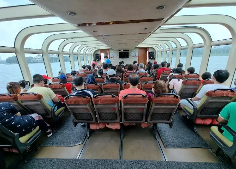 interior view of Cruise Tasik Putrajaya