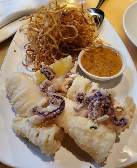 italian cooked squid from Via Allegro Ristorante in etobicoke