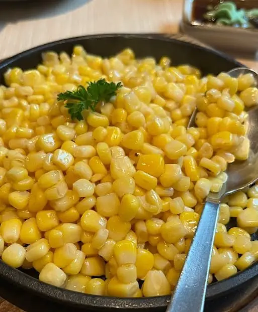 japanese cooked corn from Sushi Zento in petaling jaya