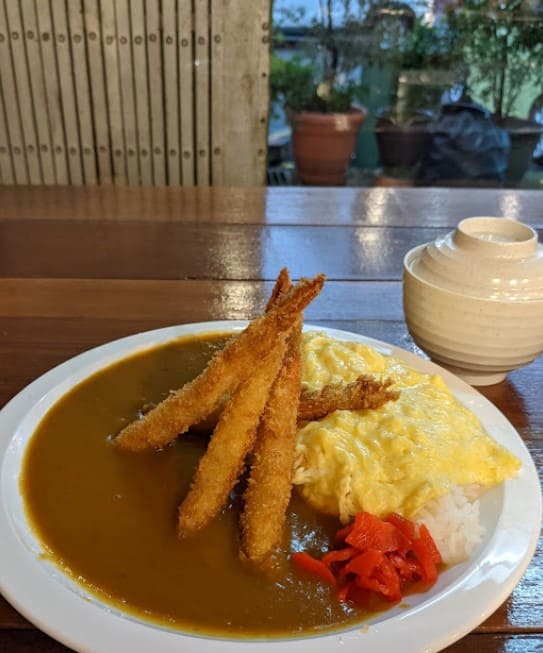 japanese curry and tempura from Currry Shokudo