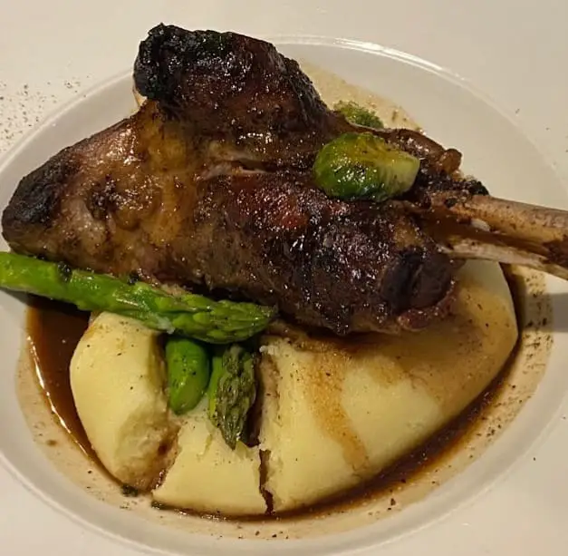 lamb shank from Jac's Bistro